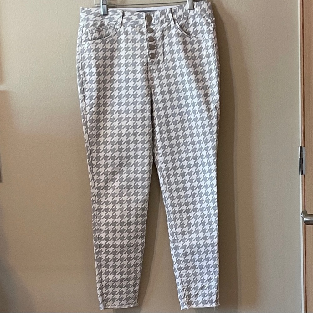 Wit & Wisdom Stretch Jeans With Geometric Pattern - Size 10